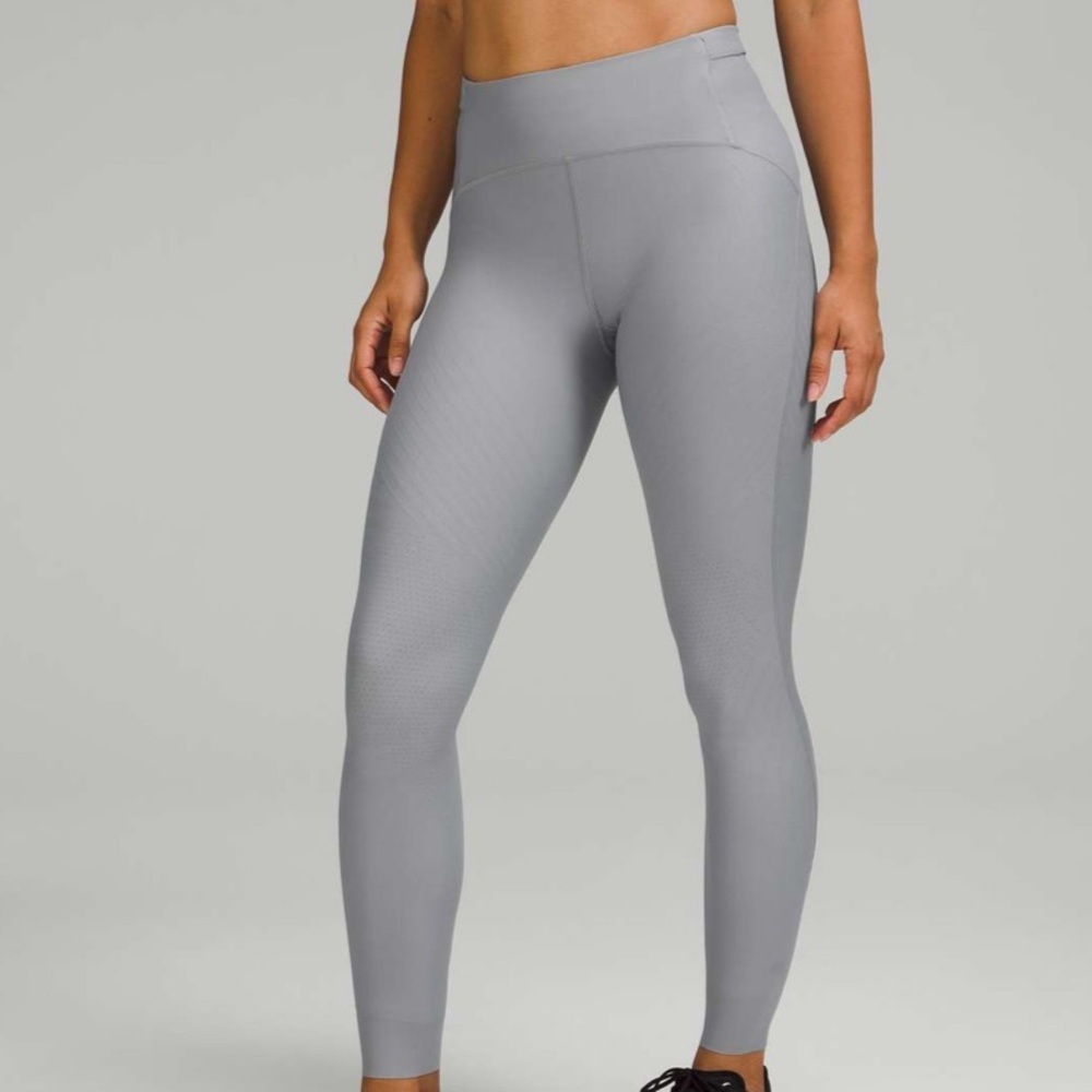 Lululemon SenseKnit High-Rise Running Tight 28" Size 0 in Rhino Grey